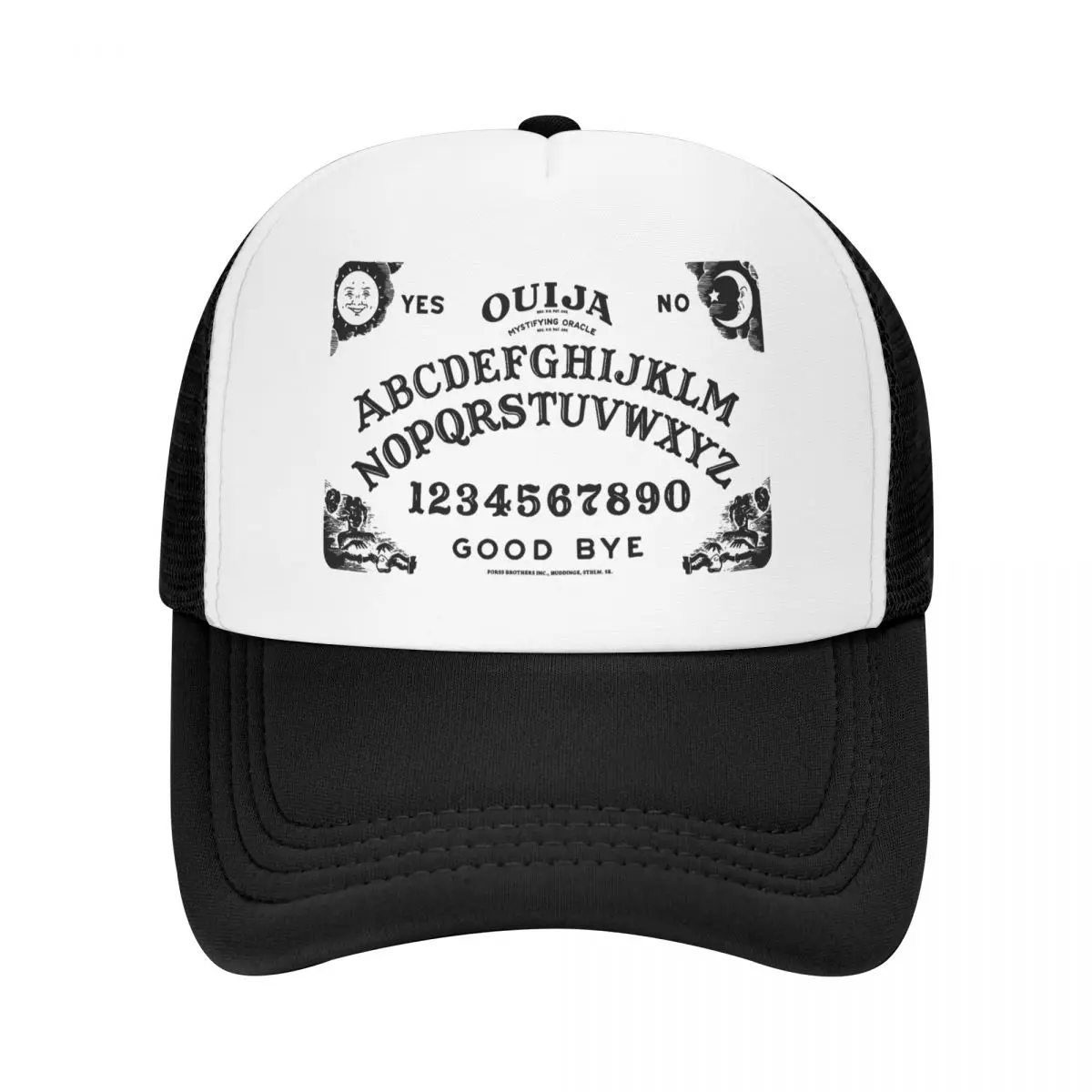 

Custom Ouija Board Baseball Cap for Men Women Adjustable Halloween Witch Occult Witchcraft Trucker Hat Sports Snapback Caps