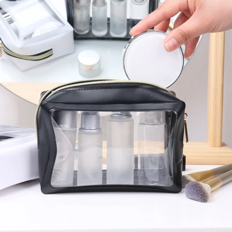 

Travel Accessories Women Transparent Travel Packing Organizers Bag Cases Pouch Luggage Cosmetic Toiletry Kit Bag