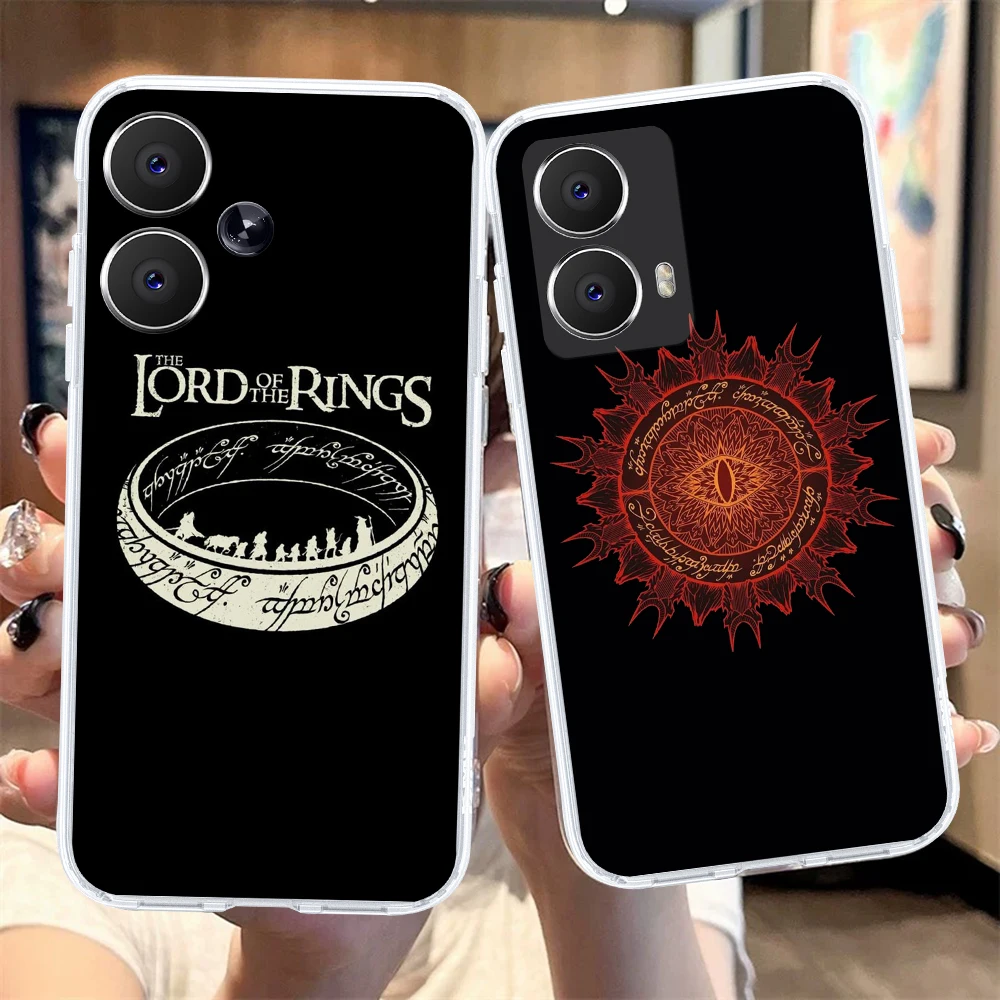Прозрачный чехол для телефона Samsung Galaxy A54 A55 A7 A71 A72 A73 F23 M23 M54 F54 A51 A52S A53 Clear Cover JC-31 Rings Of