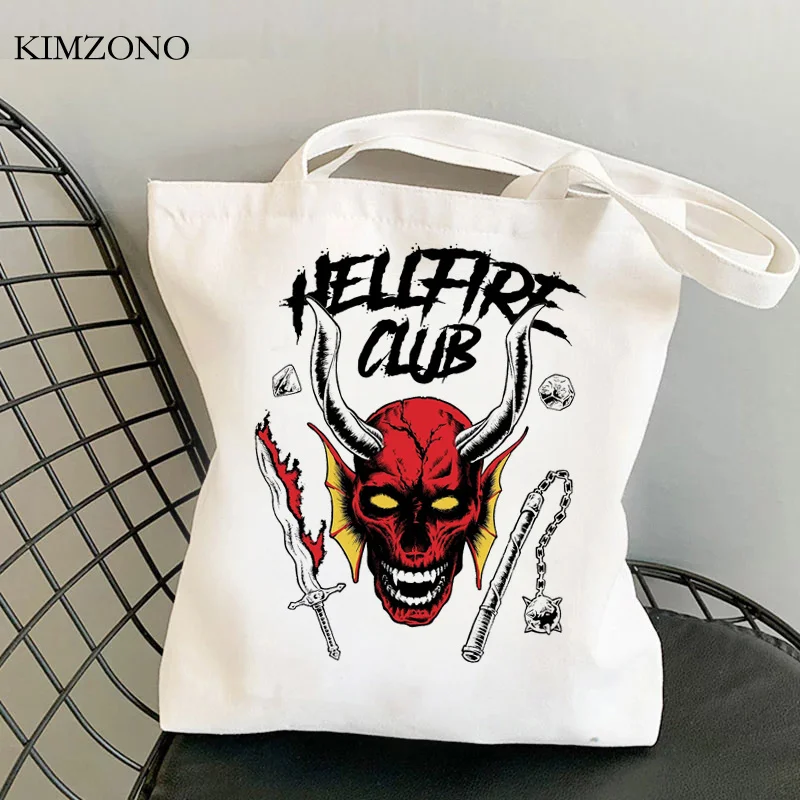 

Hellfire Club shopping bag reusable bolsas de tela bolsa shopper grocery bolso bag tote net sacola fabric sac tissu
