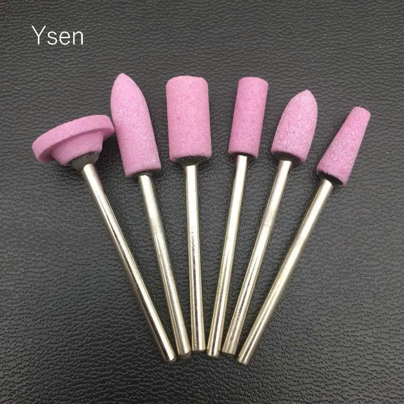 100Pcs/set Ceramic Stone Nail Drill Bits Electric Mills Cutter For Manicure Machine Nail Drill Accessories Pedicure Nail Tools