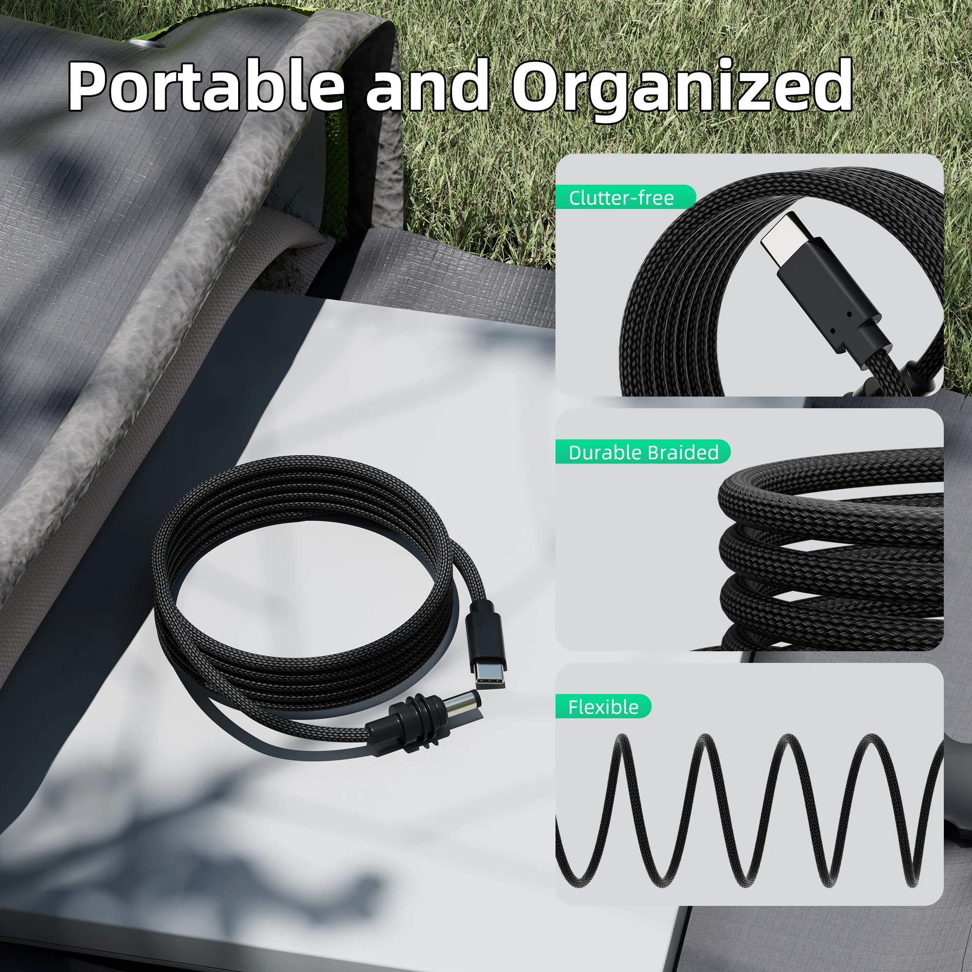 Для Starlink Mini Power Cable Magic Magnetic 5FT/1 5M Водонепроницаемый для Аксессуары Открытый DC в