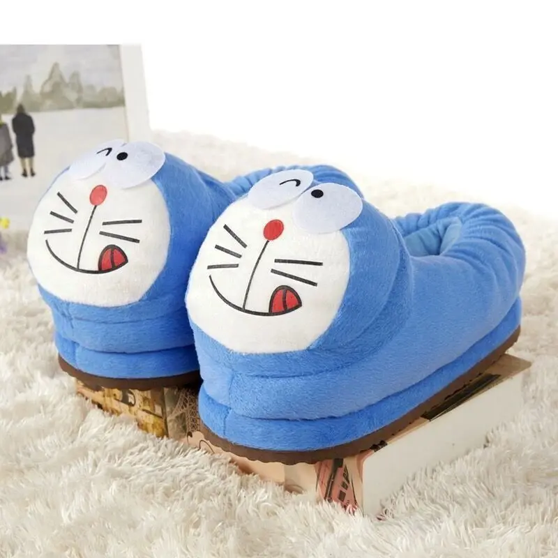 Симпатичные Мультяшные хлопковые тапочки для женщин пар общежитие Мужская
