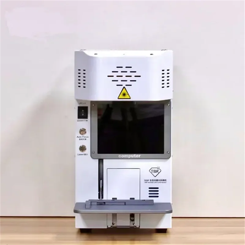 Новейшая лазерная мини-машина TBK 958F 20 Вт для удаления задней стеклянной пленки
