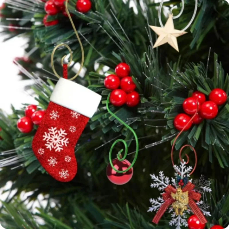 20 шт. крючки для рождественских украшений металлические S-образные со звездами