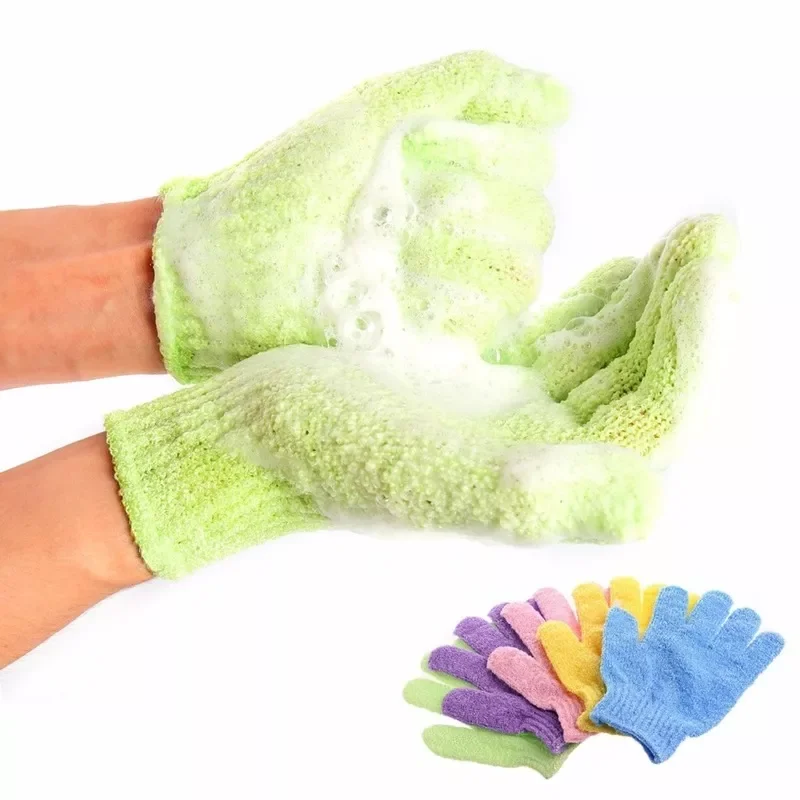

best quality Bath For Peeling Exfoliating Mitt Glove Scrub Gloves Resistance Body Massage Sponge Wash Skin Moisturizing SPA Foam