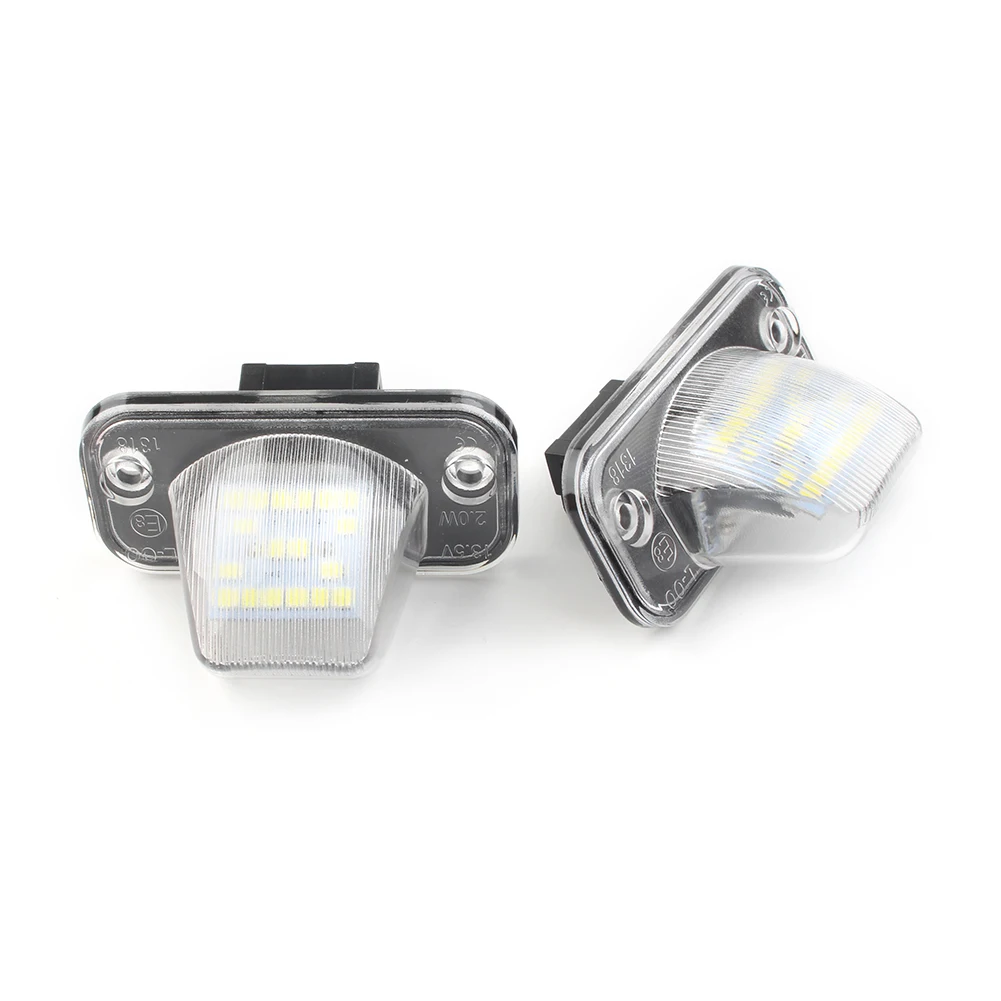 2 шт. бесплатная светодиодная подсветка номерного знака автомобильная лампа для