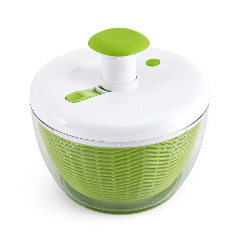

Salad Spinner Green with White Lid