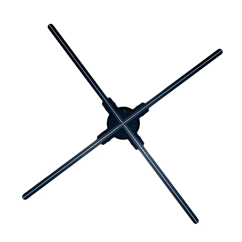 

4 blades 3d projector WiFi 3d holographic projection support mobile 3d holographic display fan advertising equipment