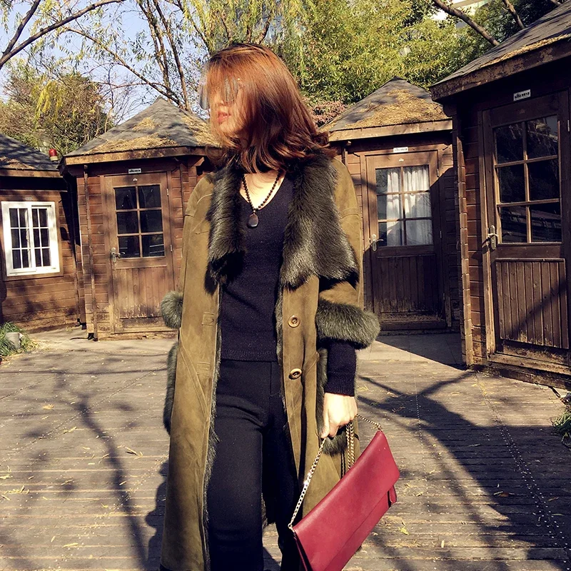 Козья кожа пальто женские туфли-лодочки из натуральной козлиного меха куртка в