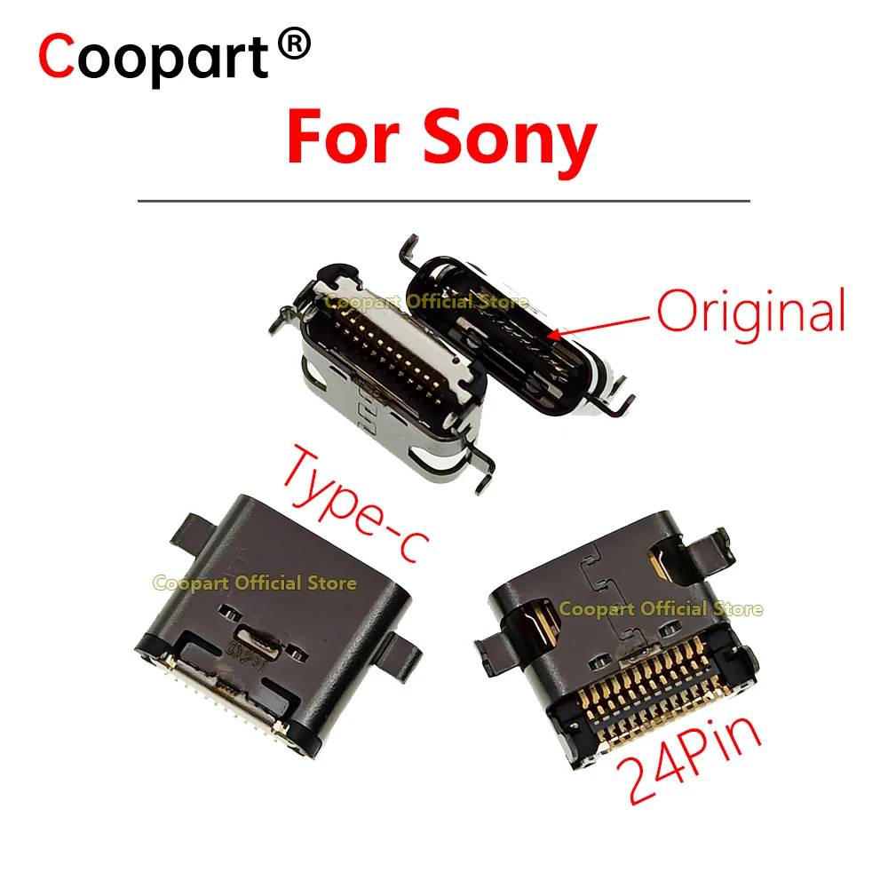 

5-100 шт. оригинальный 24-контактный разъем USB для зарядки, разъем питания, запасные части для Sony Xperia L1 G3311 G3313 G3312
