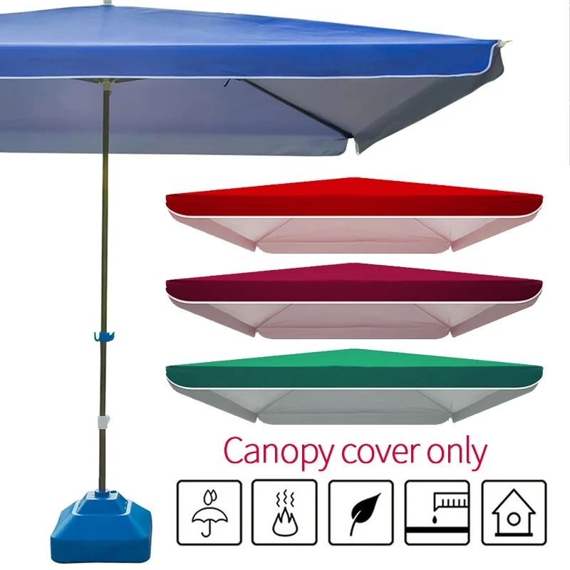 

Big Outdoor Canopy Tent Gazebo Cover Beach Shade Shelter Garden Sunshade Awning Thickened Square Parasol for Patio Anti-UV