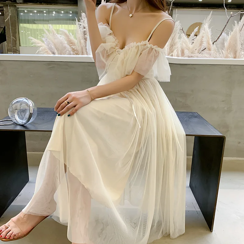 

Condole belt dress new maple rim summer a undertakes to bitter fleabane bitter fleabane gauze bandages gauze long dress