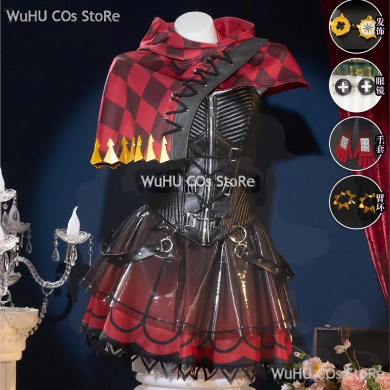 Костюм для косплея персонажа из игры V маленький красный костюм с капюшоном