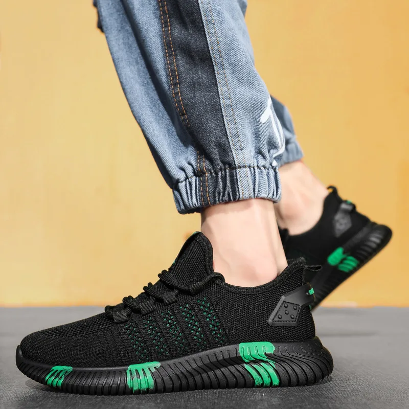 New Outdoor Sport Men Shoes Lightweight Running Sneakers for Men Comfortable Walking Tenis Shoes Male Fitness Athletic Sneakers