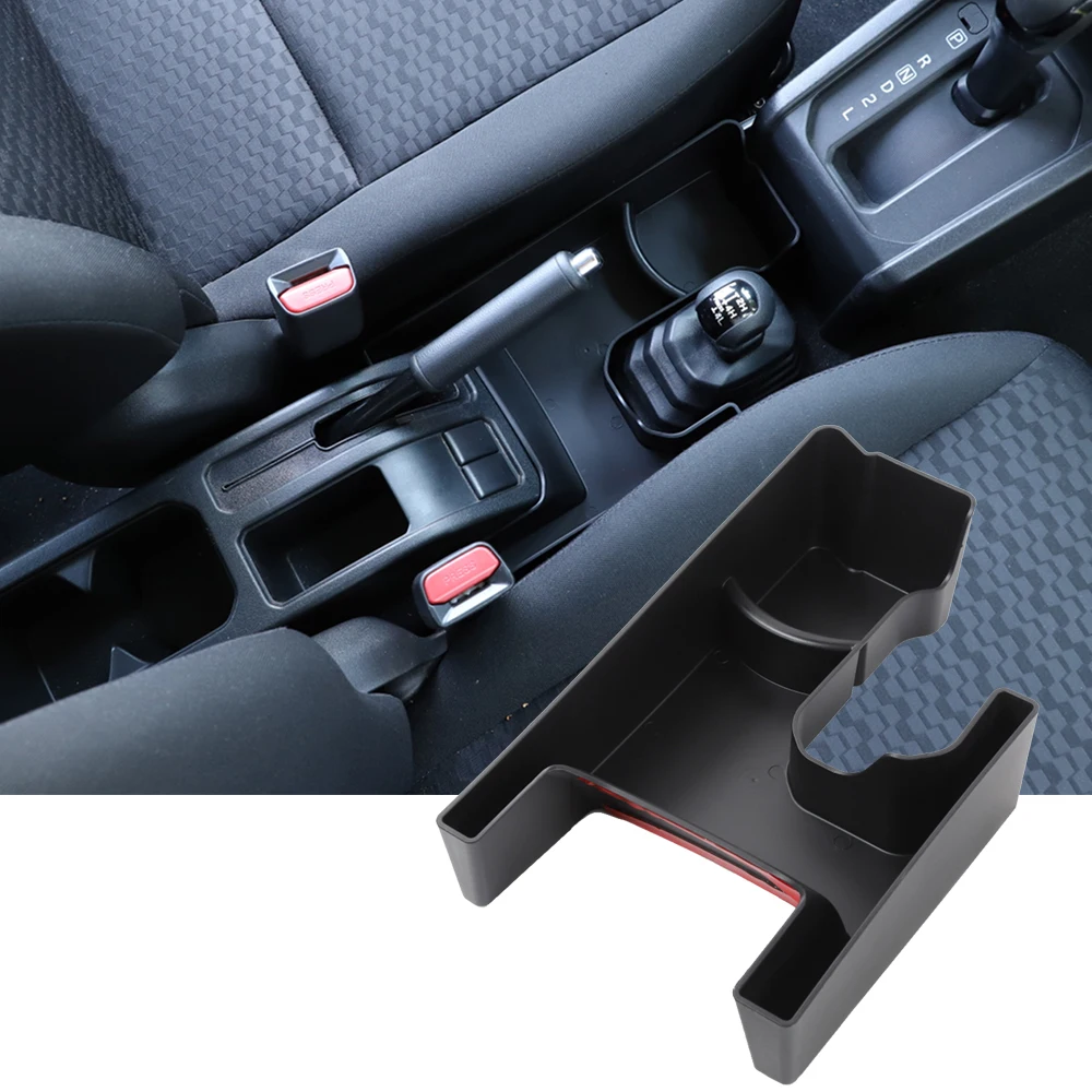 

Car 4WD Gear Shift Storage Box Organizer Tray for Suzuki Jimny 2019 2020 2021 2022 JB64 JB74 Automatic Interior Accessory Black