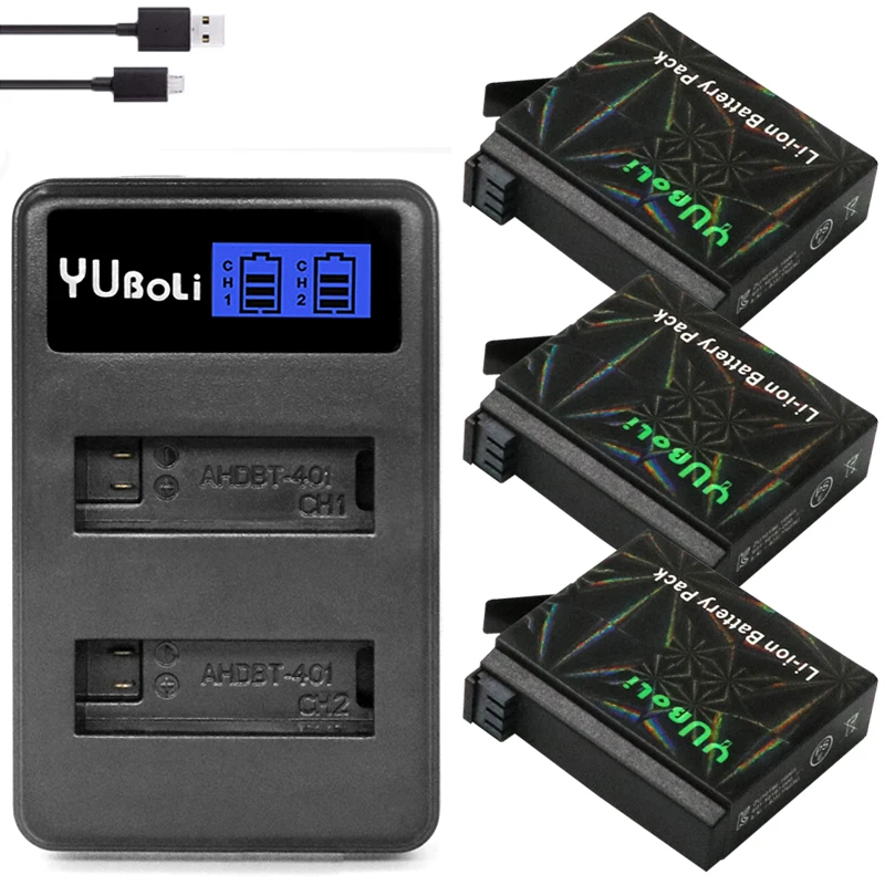 Аккумулятор для экшн-камеры GoPro Hero 4 черный/серебристый/белый цвет | Электроника