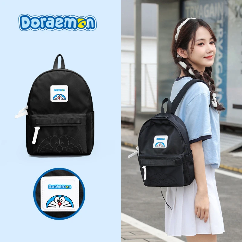 

Doraemon Backpack New Anime Figure Kawaii High Capacity Light Casual Water Proof Student Bag Delicate Fashion Girl Birthday Gift