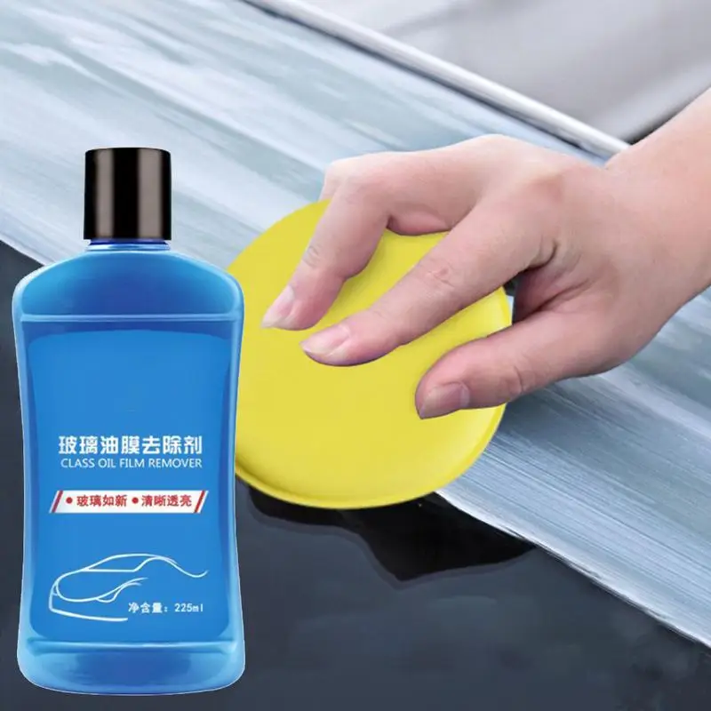 

225ml Car Glass Oil Film Remover Windshield Cleaning Agent Strong Decontamination Cleaner For Auto Windshield Glass Cleaner