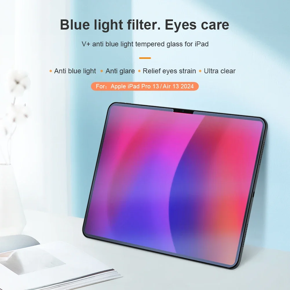 Противовзрывное закаленное стекло NILLKIN V + для iPad Pro11 2024/iPad Pro13 2024/Air 13 2024 пленка с