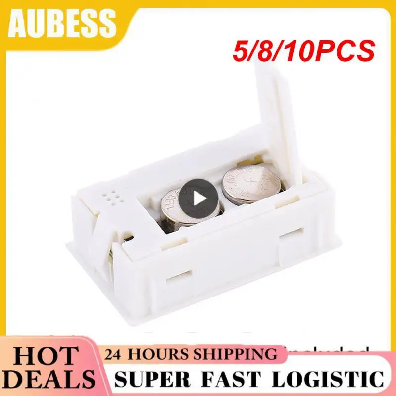 

5/8/10PCS Meeting Temperature Mimtion Planner Temperature Sensor Embedded Mini Measuring Tools Lcd Electronic Display Convenient