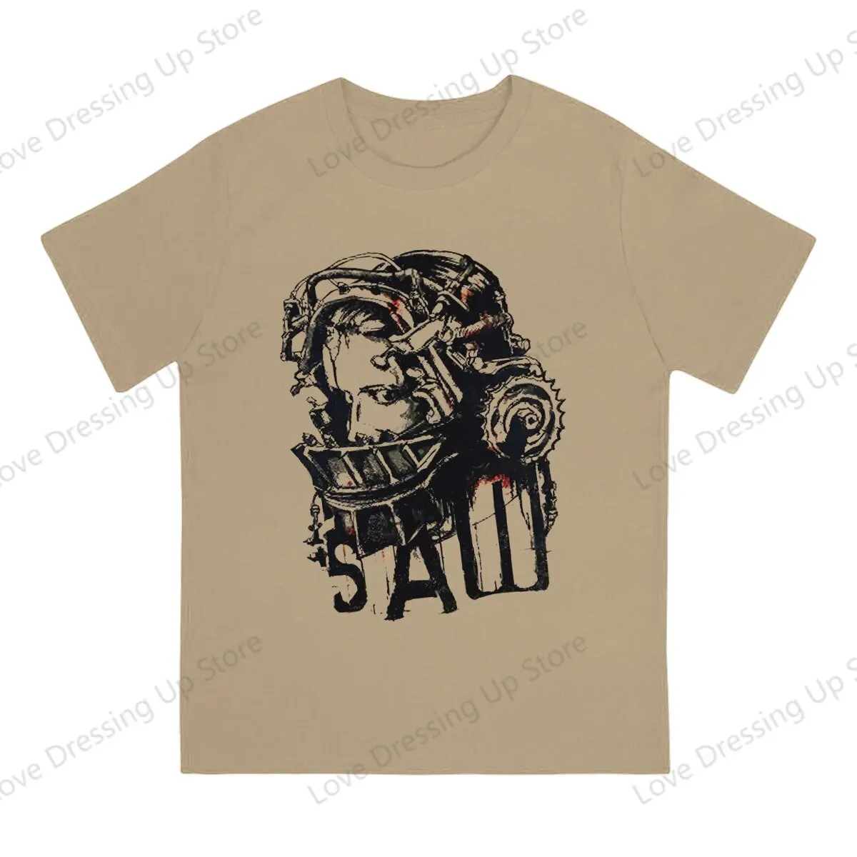 Хлопковая винтажная футболка с принтом &quotОбратный медвежий капкан&quot