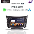 PX6 2 din TDA7851 Android 11,0 8 ядер 8 Гб RAM 68G Автомобильный dvd-плеер для Hyundai I30 2011 - 2017 ГЛОНАСС карта Авторадио 5,0