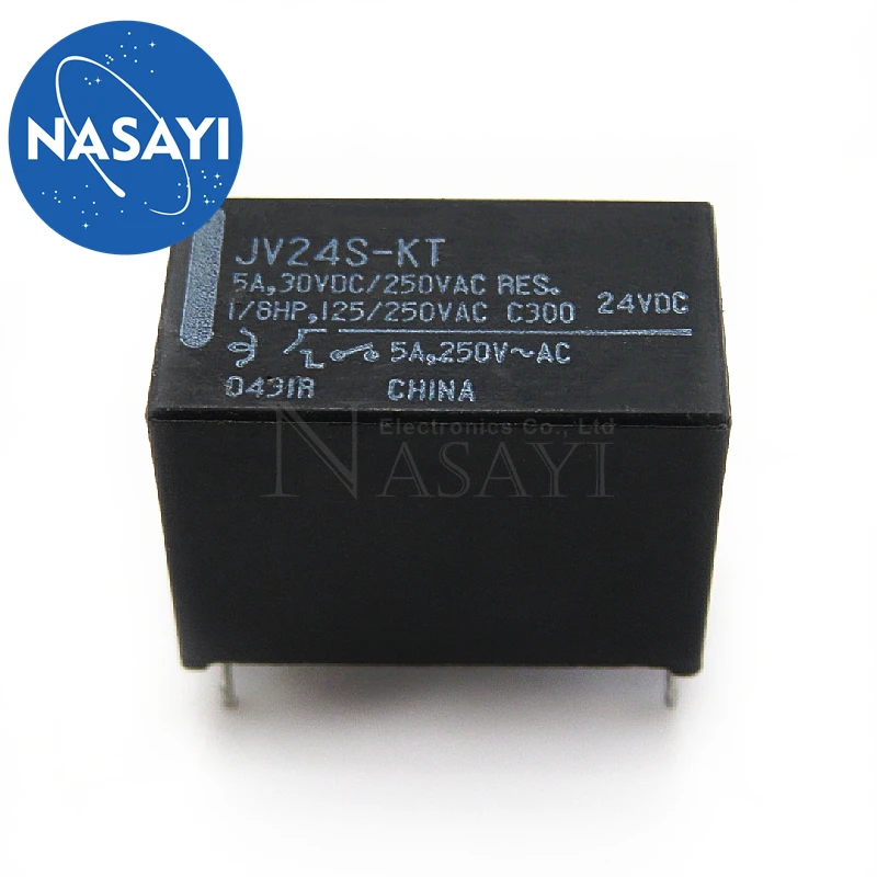5 шт./лот JV12S-KT JV24S-KT JV12-KT JV24-KT 4-контактное 5A30VDC/250VAC 12VDC силовое реле в наличии