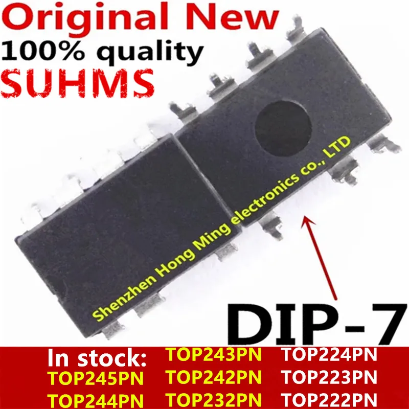 Микросхема TOP245PN TOP244PN TOP243PN TOP242PN TOP2242PN TOP223PN TOP222PN DIP7