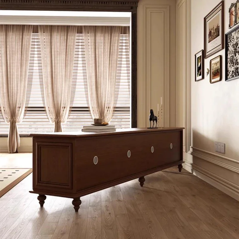 Простой дизайн деревянные подставки для телевизора в гостиную шкафчик хранения