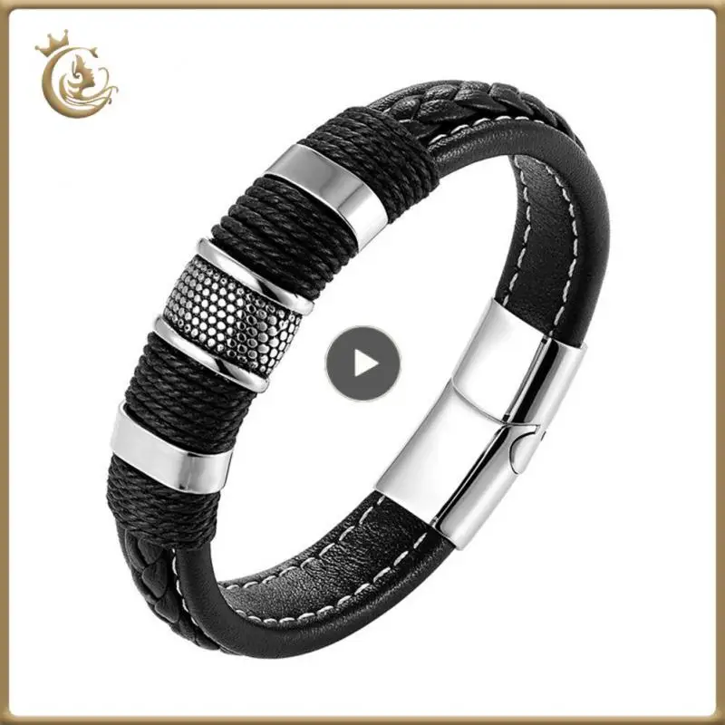 

New Hand-painted Multi-layer Combination Jewelry Bracelet Devils Eye Skeleton Street Very Textured Mens Bracelet Easy To Wear