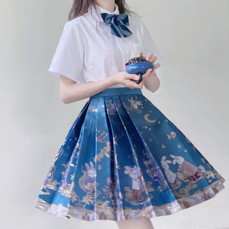 Летняя мини-юбка в китайском стиле для девочек улучшенное коктейльное платье Мин