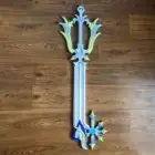 Лезвие забвения Королевства ключ от сердца, Цвет ключа, аксессуар для оружия из полиуретана, меч, игрушка