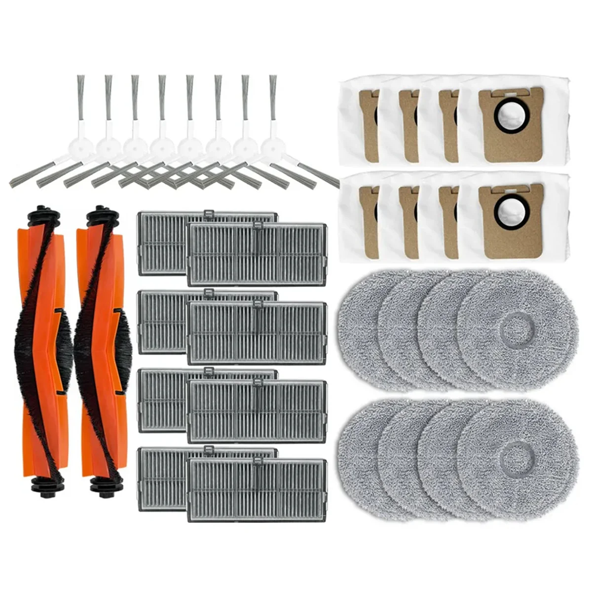 Запасные части для робота-пылесоса Xiaomi MIjia M30S D103CN основная боковая щетка фильтр