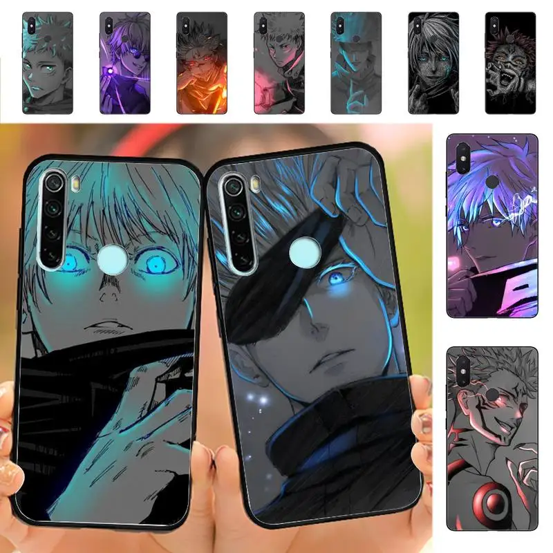 

Anime Jujutsu Kaisen Gojo Satoru Phone Case for Redmi Note 8 7 9 4 6 pro max T X 5A 3 10 lite pro