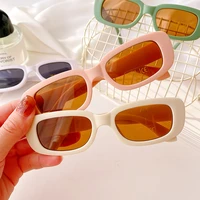 2022 outdoor girls boys sweet sunglasses children vintage frosted rectangle uv400 sunglasses protection classic kids sunglasses