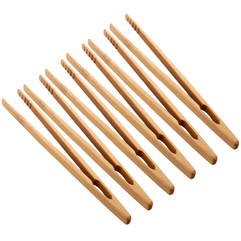 

6 Pcs Wooden Tweezers Tool Educational Kids Toddler Toys Early Learning Tongs Fine Motor Skills Clip