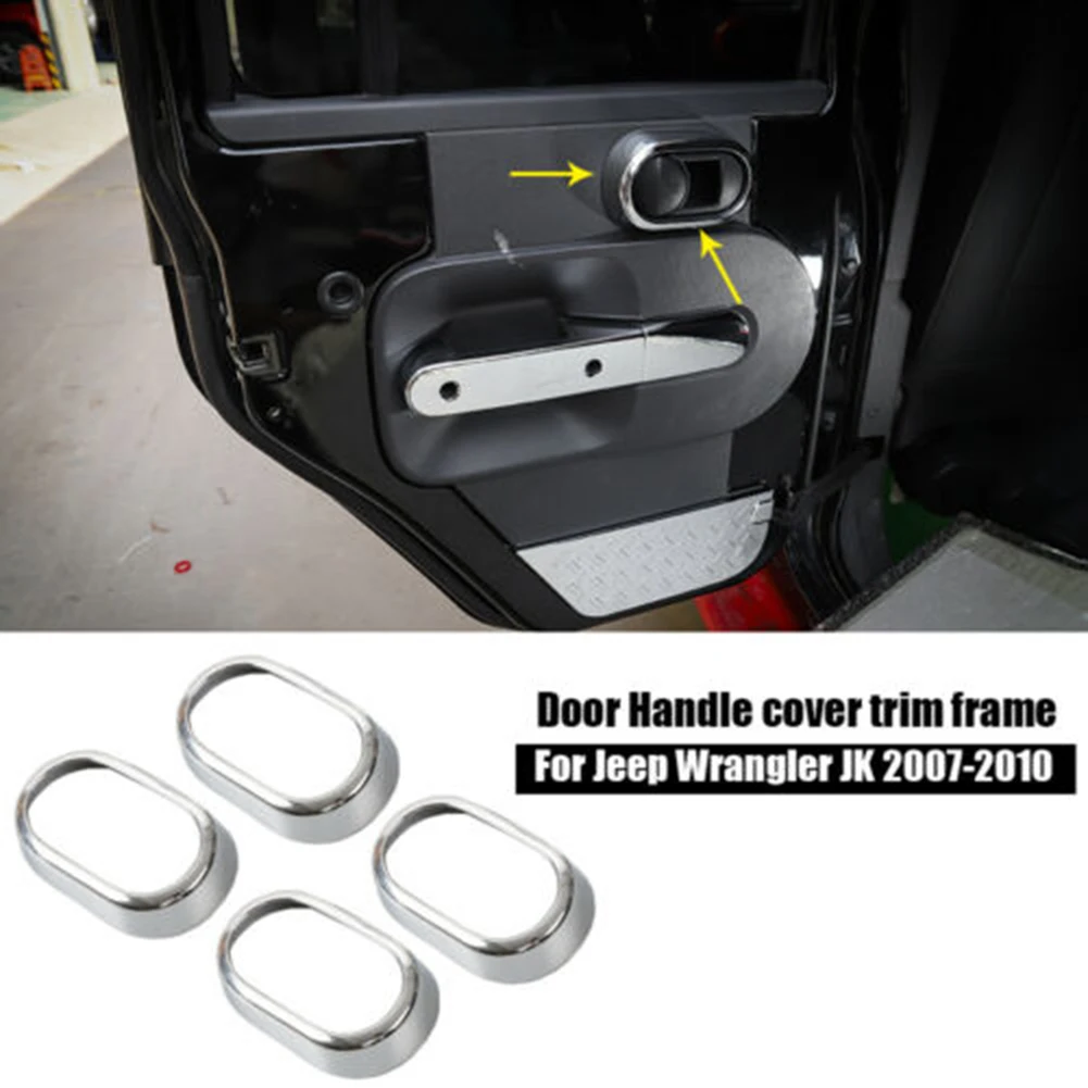 

Автомобильный хромированный дверной переключатель для Jeep Wrangler JK 2007-2010