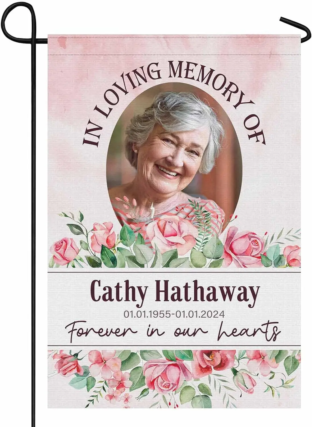 YESCUSTOM персонализированные в любящей память мамы садовые флаги с фото