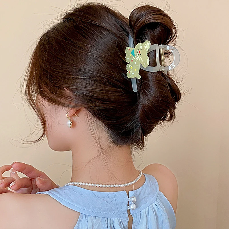 Симпатичный красочный Летающий щенок хвост заколка для волос собака задняя