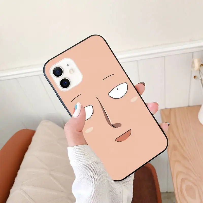 Чехол для телефона с японским аниме ONE-PUNCH-MAN iPhone 11 12 Mini 13 Pro XS Max X 8 7 6s Plus 5 SE XR |