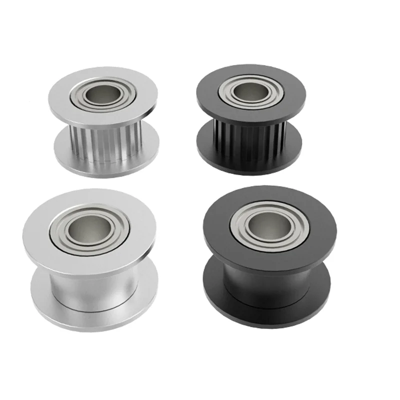 

1Pc GT2 Idler Timing Pulley Driven Wheel 16/20 Tooth Wheel Bore 3/4/5mm Aluminium Gear Teeth / Smooth For 3D Printer Accessories