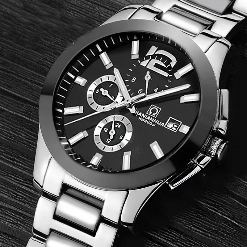 Carnival Brand Fashion Mechanical Watch Man Luxury Waterproof Luminous Calendar Military Automatic Wristwatch Relogio Masculino
