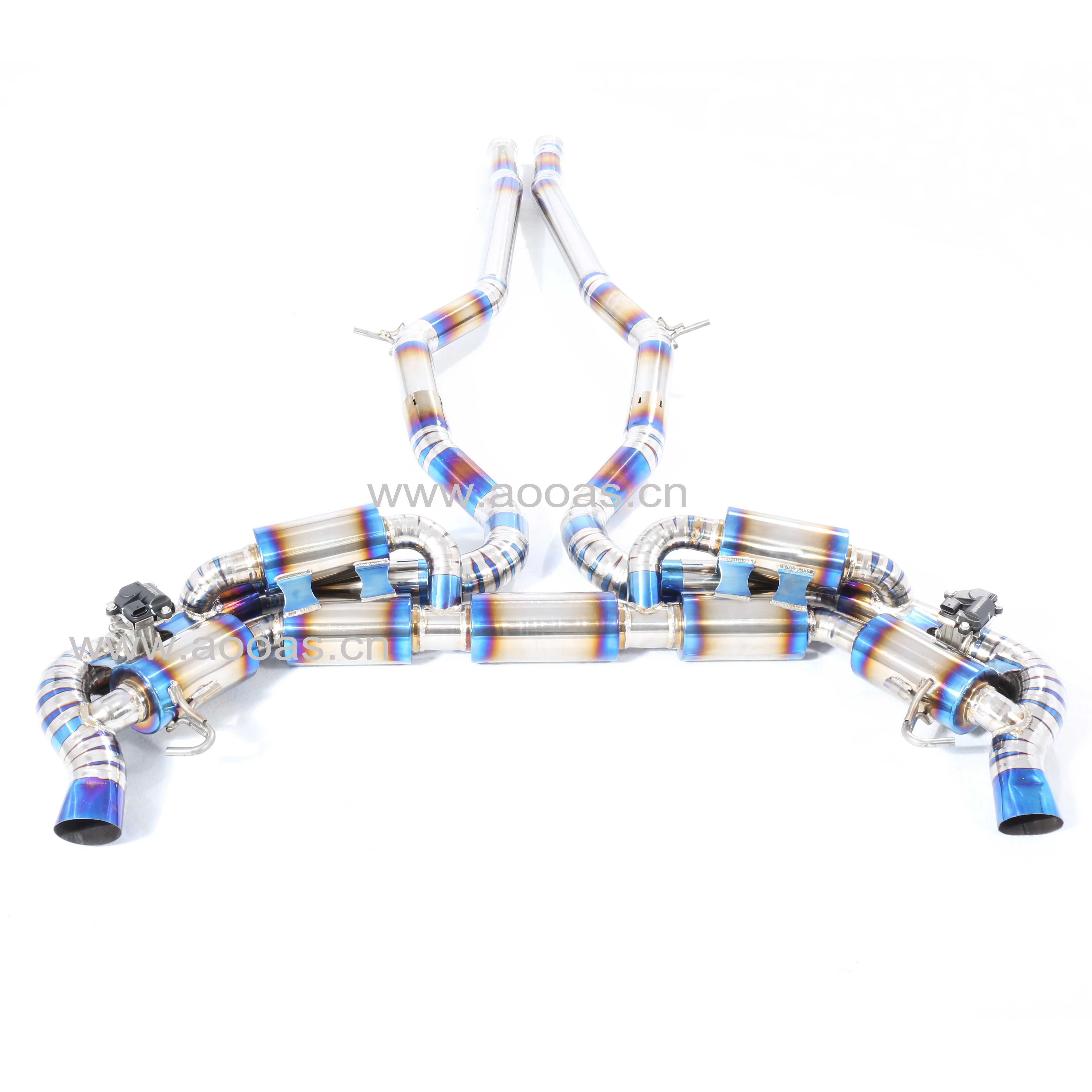 

Titanium Car Parts Exhaust Valve Muffler System For S400 Coupe C217