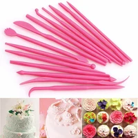 14pcsset plastic engraving pen clay sculpting set cake decorating tools for shaping playdough tools clay toys modeling tools