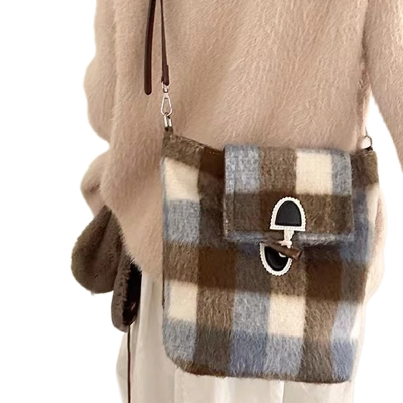 

Crossbody Bag Shoulder Bag Versatile Book Bag Belt Adjustable Bag 066F