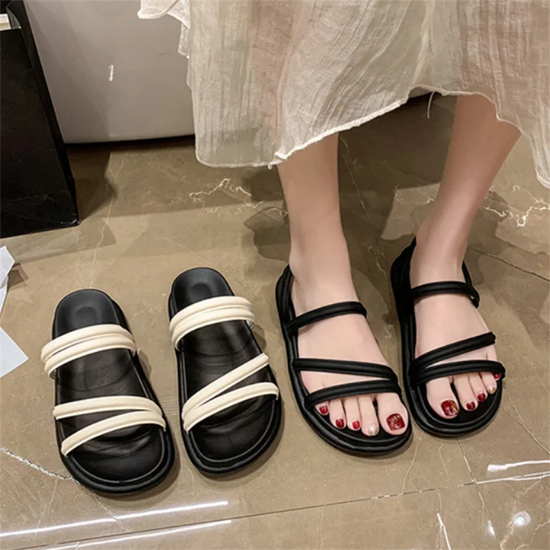 

Stylish 2023 Summer Women's Wedge Sandals with Floral Embellishment