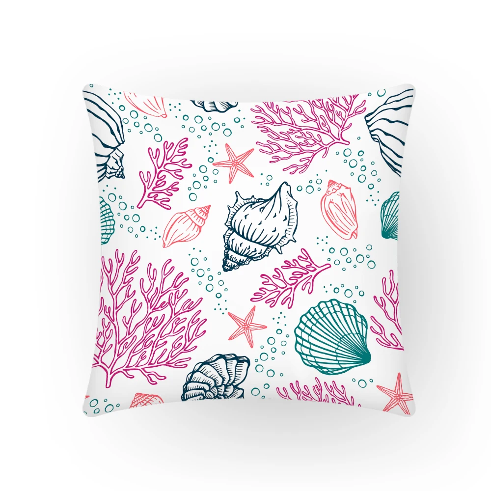 

Artistic Nordic 45x45 Upholstery Sofa Animal Cushion Cover Pillowcase Home Decor Floral Decorative Pillows Textile Vintage E2170