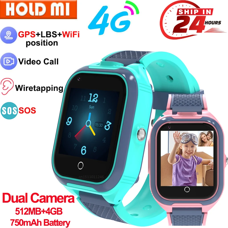 

LT21 Pro Kids Smart Watch 4G GPS Wifi Internet Video Call Double Camera Call Back Monitor Tracker Location Children Phone Watch