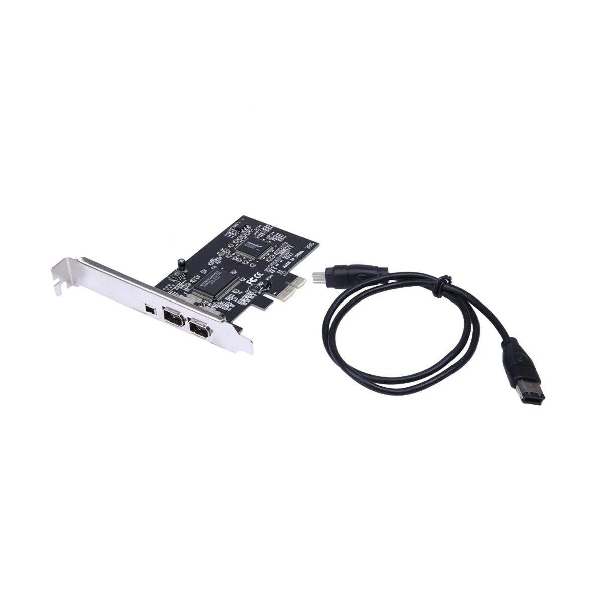 Плата расширения для видеосъемки ПК PCI-E 1X до 16X 1394 DV с 6-контактным до 4-контактным разъемом для Firewire Pcie Card Desktop